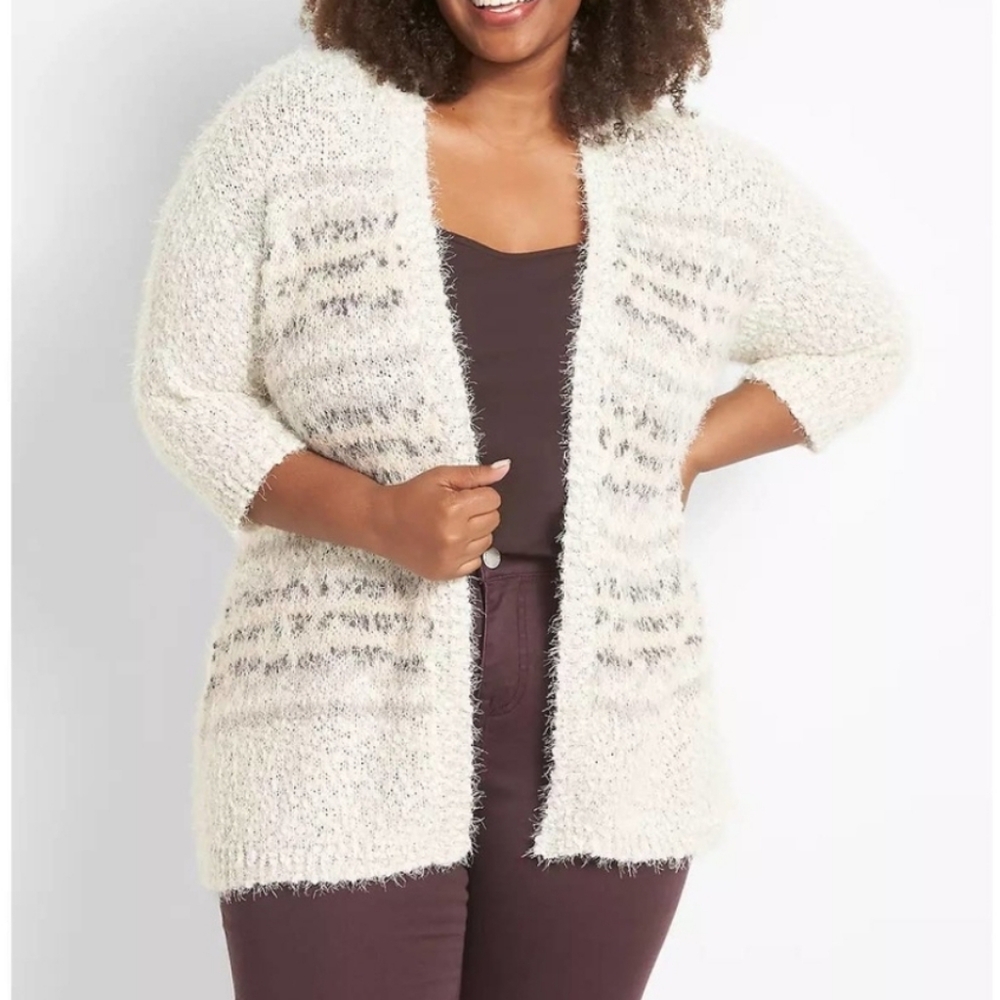 Lane Bryant Cardigan Size 18/20 Stripes